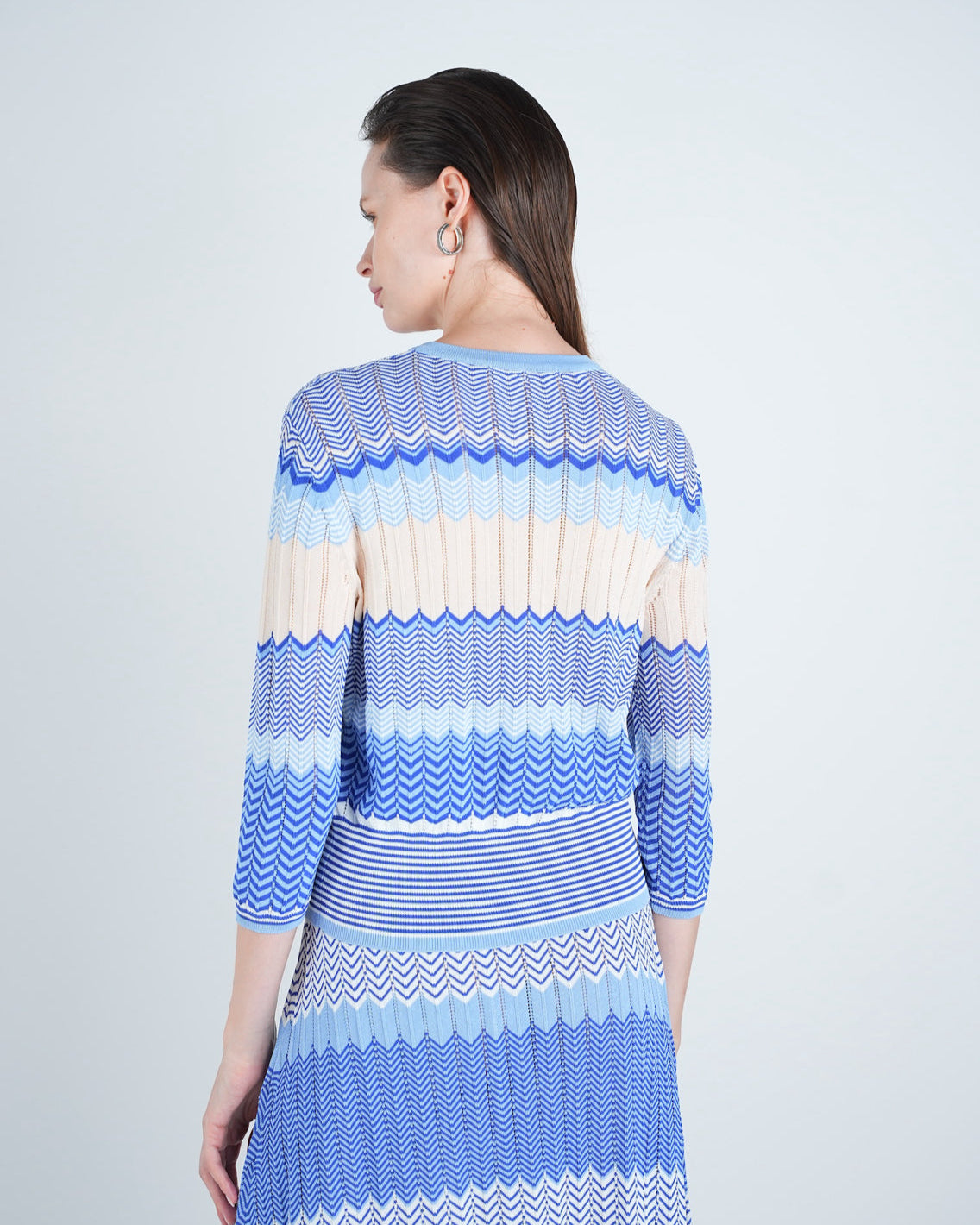 Knit Chevron Stripe Top